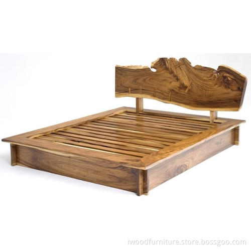 Natural Wood Furniture, Platform Bed